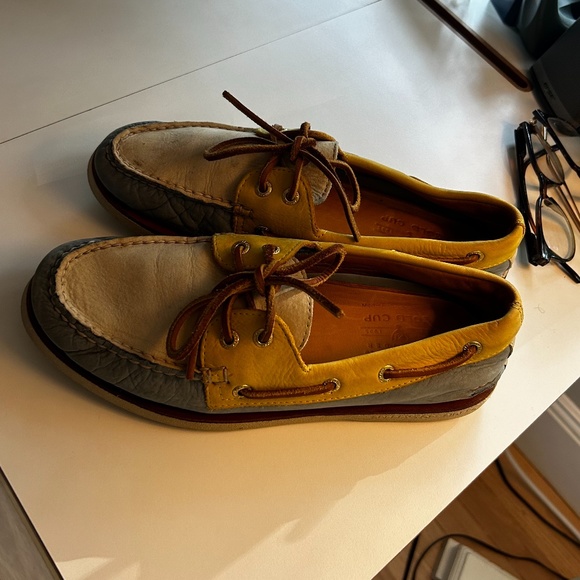 Sperry Gold Cup Light Blue and Yellow - Picture 2 of 4
